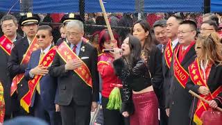 NYC Views Lunar New Year firecrackers celebration in Chinatown [upl. by Alidia410]