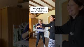 American Grandmother Reacts to the UKs Heated Clothes Horse 😂americanreacts englishcountryside [upl. by Nilyac]