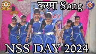 KARMA SONG NSS DAY 2024 GOVT B P COLLEGE ARANG [upl. by Razal]