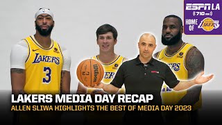 Lakers Media Day Recap with Allen Sliwa [upl. by Damaris]