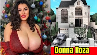 Donna Roza Best Curvy Fashion Model Outfit  AgeBioWikiLifestyle  Donna Roza Net Worth  Family [upl. by Newsom]