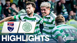 Ross County 12 Celtic  LastGasp Winner Maintains Celtics 100 Start  William Hill Premiership [upl. by Eelsnia]