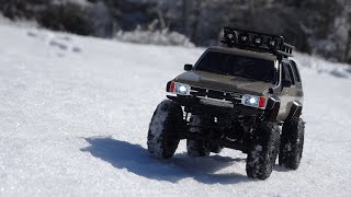 Kyosho MiniZ 4x4 MX01 Toyota 4Runner Quick Sand 124 Scale RTR RC Crawler  OffRoad Testing [upl. by Asiret]