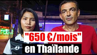 50 ans 650€mois pour vivre en Thaïlande  avec sa copine Thaï [upl. by Benetta]