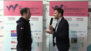 ITF Trimbach 2022 Interview Severin Lüthi [upl. by Ytok]