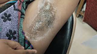 underarm wax dark underarms ko clean kaise karemy YouTube channelcg mungeli 🥰🥰🥰 [upl. by Radborne]