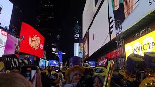 TIMES SQUARE BALL DROP EVENT 2023 [upl. by Legnalos]