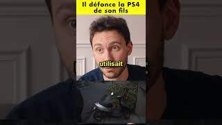 Il éclate la PS4 de son fils [upl. by Sucul]