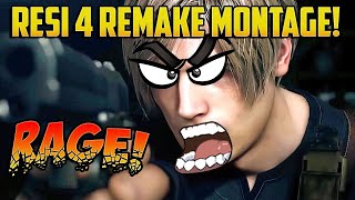 ANGRIER THAN THE ORIGINAL RE4 Remake Rage Montage [upl. by Enilauqcaj728]