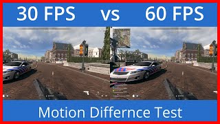 30 FPS VS 60 FPS Gaming Frame Rate Comparison [upl. by Oicanata]