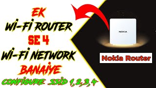 🔥How To Configure SSID Network 1234 In Nokia WIFI Router  Nokia Subisu Router [upl. by Atikaj]