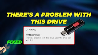 Fix Theres A Problem With This Drive Scan The Drive Now And Fix It  Pen Drive Ext Hard Disk [upl. by Llemhar]