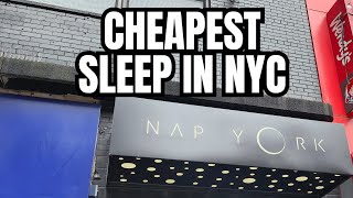 NYCs CHEAPEST Sleep Experience  NAPYORK Sleeping Pods Reviewed [upl. by Hanselka486]