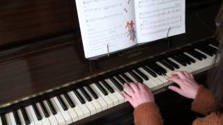 Piano Time 2 The Clown David Blackwell Tutorial [upl. by Ahsilahs574]