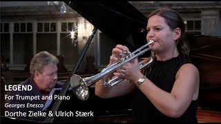 Legende by G Enescu Dorthe Zielke  trumpet Ulrich Stærk  piano [upl. by Deehahs]