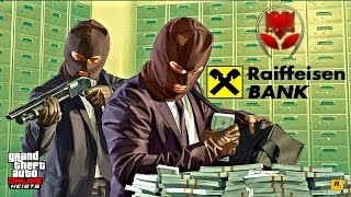 GTA 5 SHQIP  Vjedhja e Raiffeisen Bank   SHQIPGaming [upl. by Ojyram]