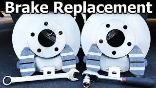 How to Replace Brake Pads and Rotors COMPLETE Guide [upl. by Juanita720]