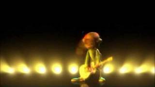 Gorillaz  Clint Eastwood Live 3D Holograms  MurdocNoodle Visual [upl. by Neerak]