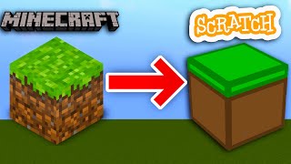 Minecraft But On Scratch [upl. by Sices370]