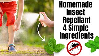 Homemade Insect Repellent  Two Ingredients Directly From Your Garden  No Chemicals And Safe [upl. by Leanahtan]