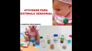 ATIVIDADE COM GARRAFAS SENSORIAIS [upl. by Hasen]