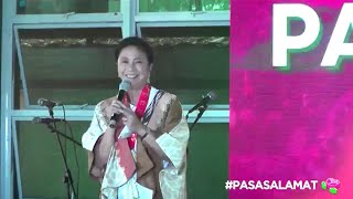 Leni Robredo quotPASASALAMAT 2024quot San Pedro LAGUNA Full Video [upl. by Akenit]