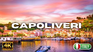 4K Walking Tour of Italy  CAPOLIVERI  Isola DElba  Tour of Capoliveri 2023 [upl. by Armillas]