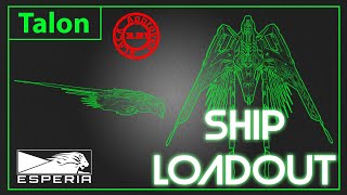 Star Citizen  Esperia Talon Multiple Loadout amp Component Location Guide [upl. by Inol]