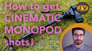 QUICK GUIDE to CINEMATIC Monopod Shots with Benro S4H amp Manfrotto Monopod [upl. by Labotsirc171]