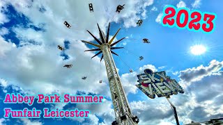 Abbey Park Summer Funfair Leicester August 2023 [upl. by Marys]