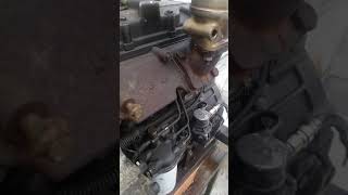 Deutz 2009L03 diesel engine cold start and running [upl. by Arrik152]