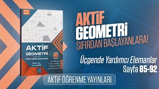 Aktif Geometri Çözümleri  Sayfa 8592  Üçgende Yardımcı Elemanlar [upl. by Ahsitahs]