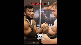 Arm wrestling Levan vs Irakli  armwrestling levansaginashvili edit shorts [upl. by Dor]