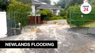 WATCH  Parts of Cape Town flooded as SA Weather Service upgrades storm warning for Western Cape [upl. by Eiddam]