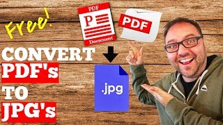 How to Convert PDF to JPG  FREE [upl. by Haldas7]