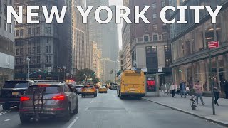 New York City  Driving in Broadway Manhattan NYC  4K 60fps [upl. by Nomyad]