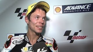 Moto2™ Sepang 2013  Tito Rabat interview [upl. by Akcirederf847]