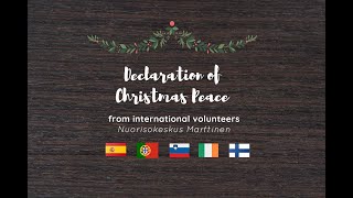 Declaration of Christmas Peace [upl. by Lorelle895]