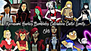 AWESOME KORRASAMI HARLIVY BUMBLEBY CATRADORA CAITVI LUMITY EDITS [upl. by Bullion734]