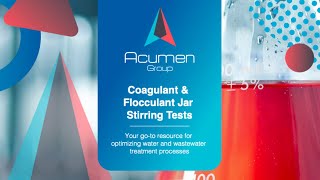 Coagulant amp Flocculant Jar Stirring Tests [upl. by Aizirk]