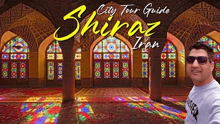 Shiraz City Tour Guide  Shiraz Tourist Points Iran Travel VLOG [upl. by Ettedualc]