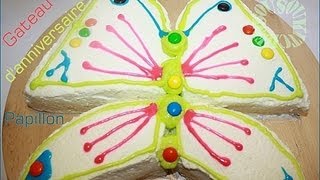 Recette de Gateau danniversaire Papillon Partie 2Butterfly Birthday cake Part2Sousoukitchen [upl. by Gabriell]