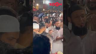 Baba Siddique’s son Zeeshan Siddiqui CRIES inconsolably during his last rites 🥺 shorts [upl. by Jdavie]