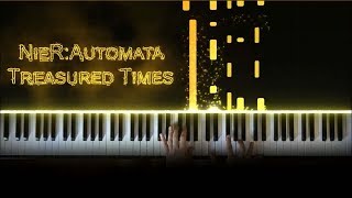 Nier Automata  Treasured Times Piano Synthesia [upl. by Gilford699]