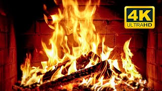 🔥 Cozy Fireplace 4K 12 HOURS Fireplace with Crackling Fire Sounds Crackling Fireplace 4K [upl. by Beckman291]