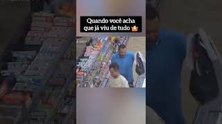 Quando você pensa que já viu de tudo 🤷🏻furto supermercado câmerasdesegurança fly monitoramento [upl. by Apul]