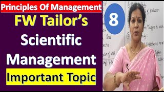 F W Taylors Scientific Management  From Principles Of Management Subject [upl. by Sissy533]