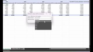 Tableau Croisé Dynamique Comparaison du chiffre daffaires de deux années [upl. by Ferriter725]