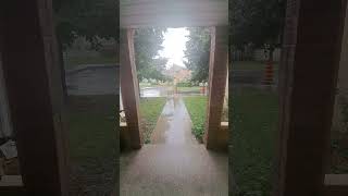 Thunderstorm in Lindsay Ontario Canada 2024 [upl. by Goodard]