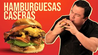 Hamburguesas Caseras  Munchies Lab [upl. by Ielak]